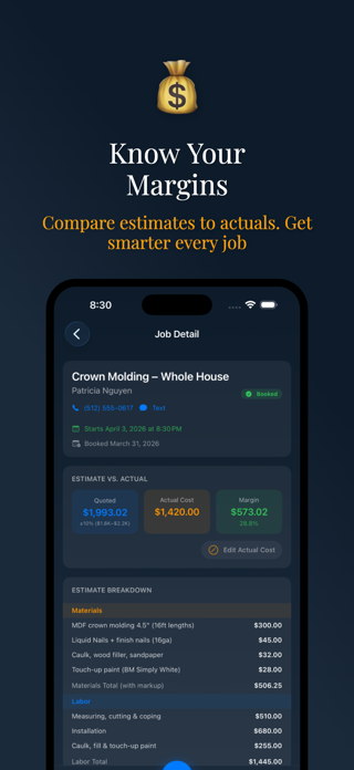 QuickBid Pro Contractor Quotes Screenshot 5 of 8