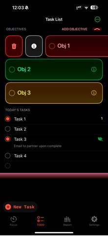 Focus To-Do: Time Task Tracker Screenshot 2 of 4