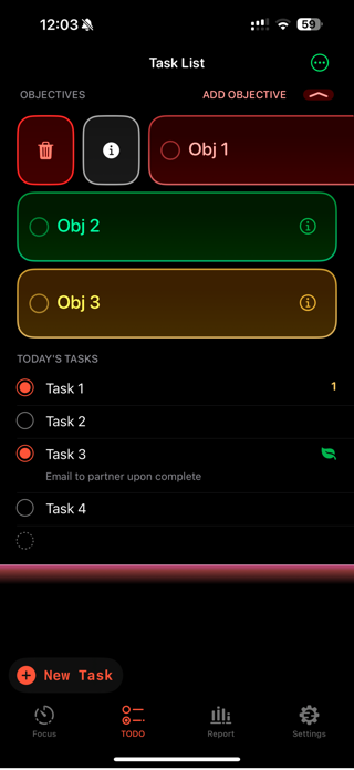 Focus To-Do: Time Task Tracker Screenshot 2 of 4