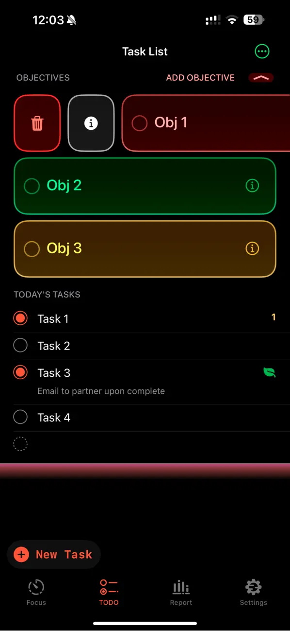 Screenshot #2 pour Focus To-Do: Time Task Tracker