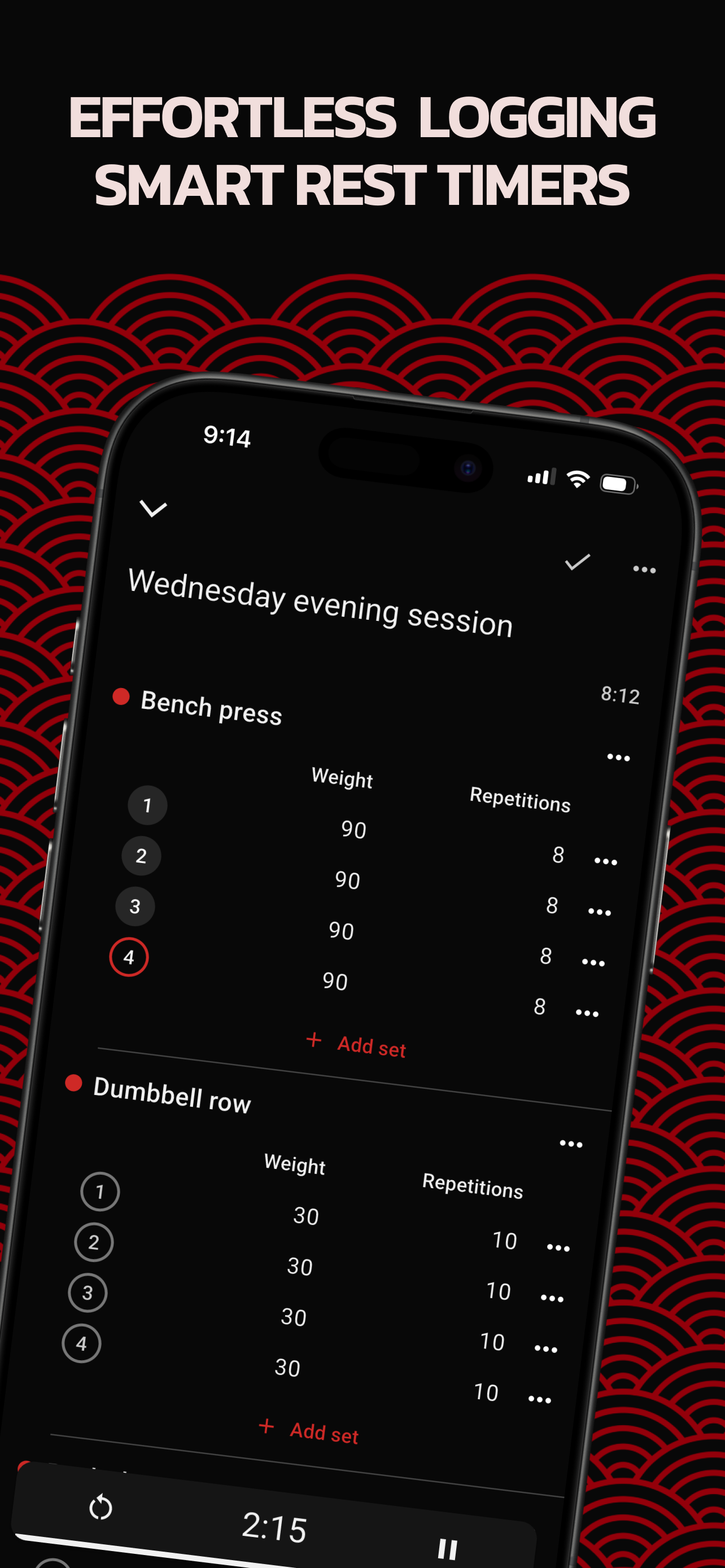 FIREFUL: Workout Log & Tracker screenshot 8