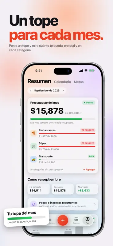 Countey: Gastos y Ahorro IA screenshot 6 of 9
