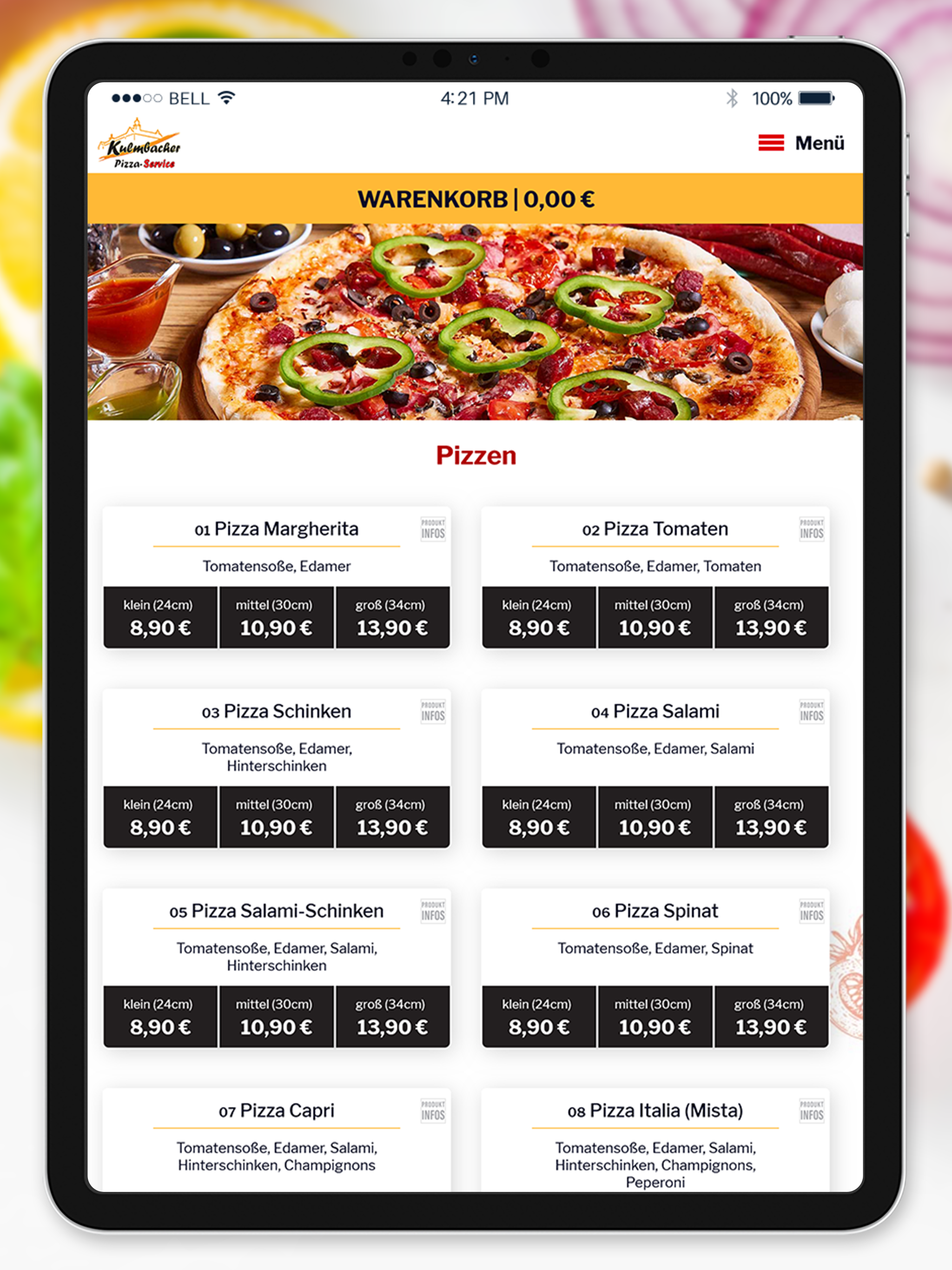 Kulmbacher Pizzaservice screenshot 8