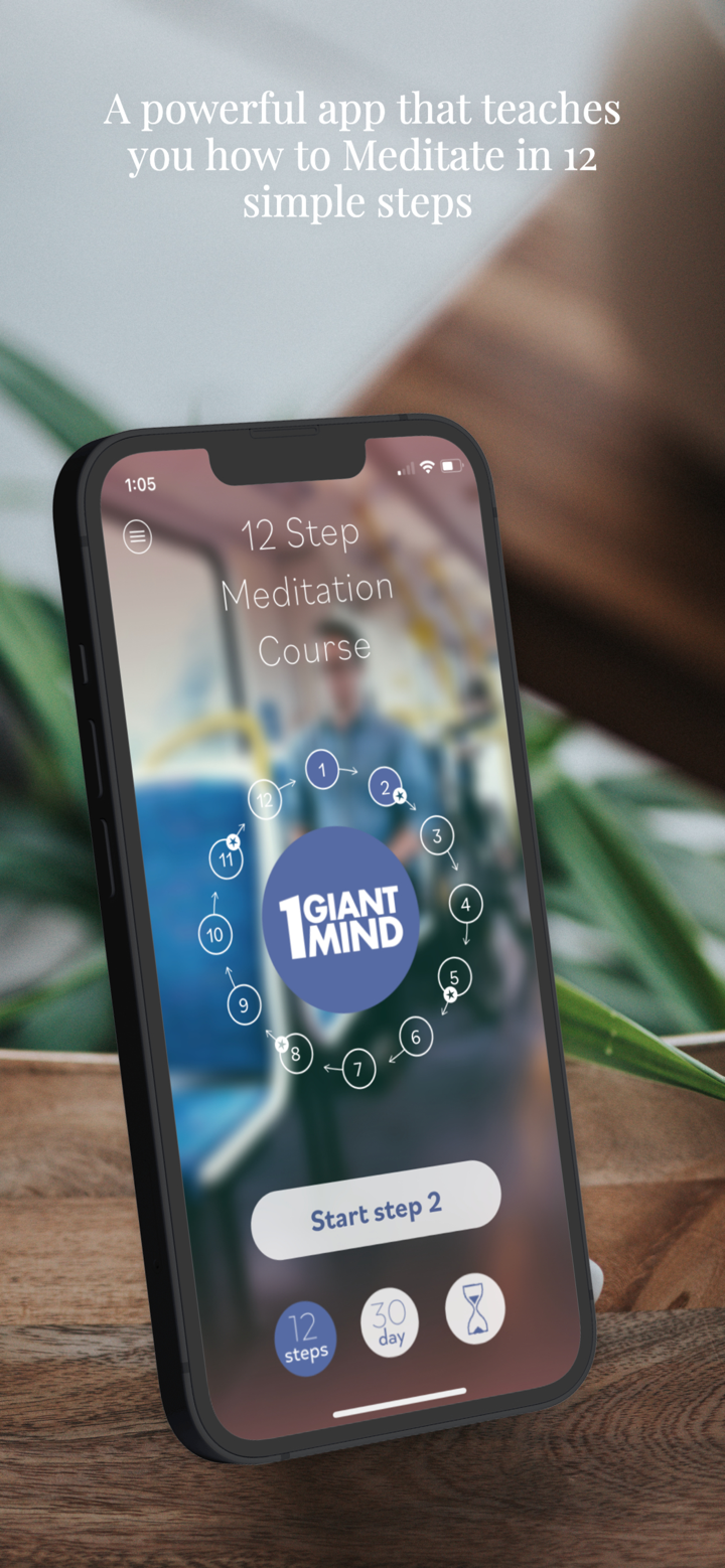 1 Giant Mind: Learn Meditation screenshot 1