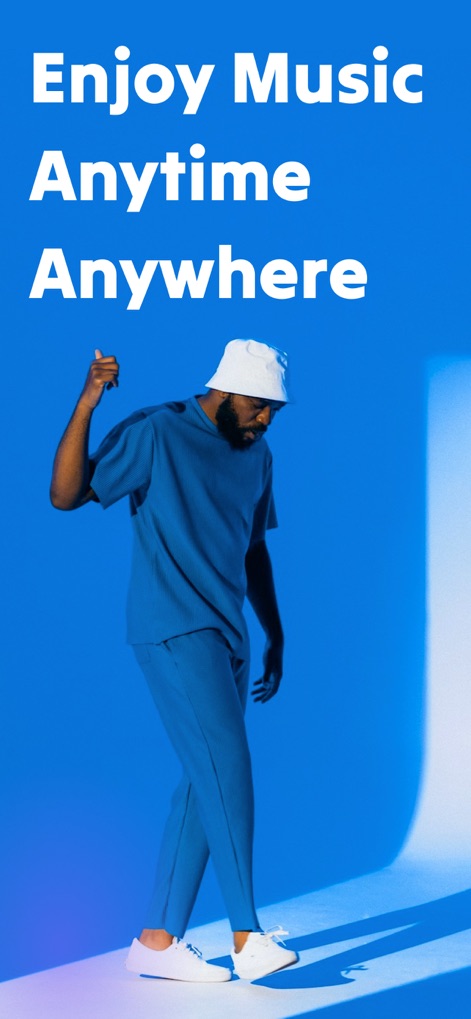 Lark Player: Offline Music - Discover how Lark Player empowers users with the flexibility of offline music access and a welcoming visual message.