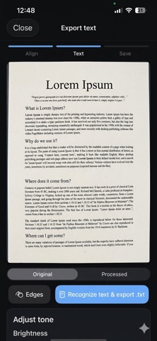 Simple Camera Scanner screenshot