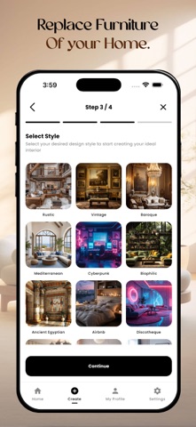 Home AI - Interior Design iPhone screenshot