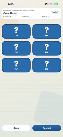Accounting Memory Games Screenshot 7 of 10