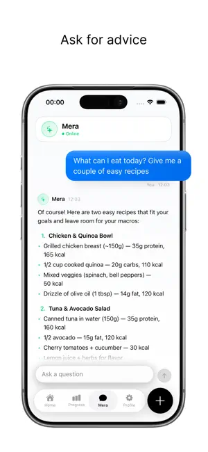 Mera - Calorie Tracker screenshot 4