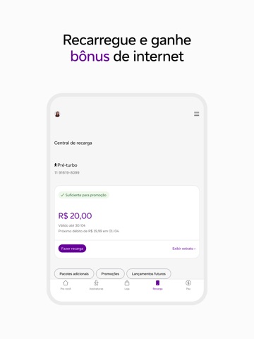Vivo: Fatura, Suporte e mais iPad screenshot 4