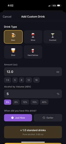 BeerGenie: Drink Counter iPhone screenshot