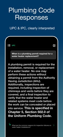 Code Snap: AI Plumbing iPhone screenshot