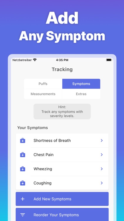 Asthma Tracker゜ screenshot-4