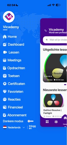Vicademy screenshot