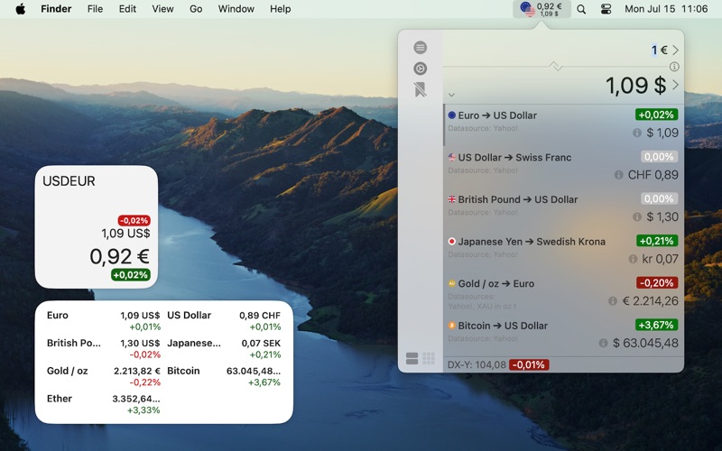 Screenshot #1 pour Exchange Rates 4