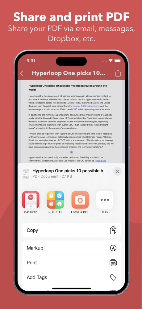Web to PDF Converter & Reader screenshot 5