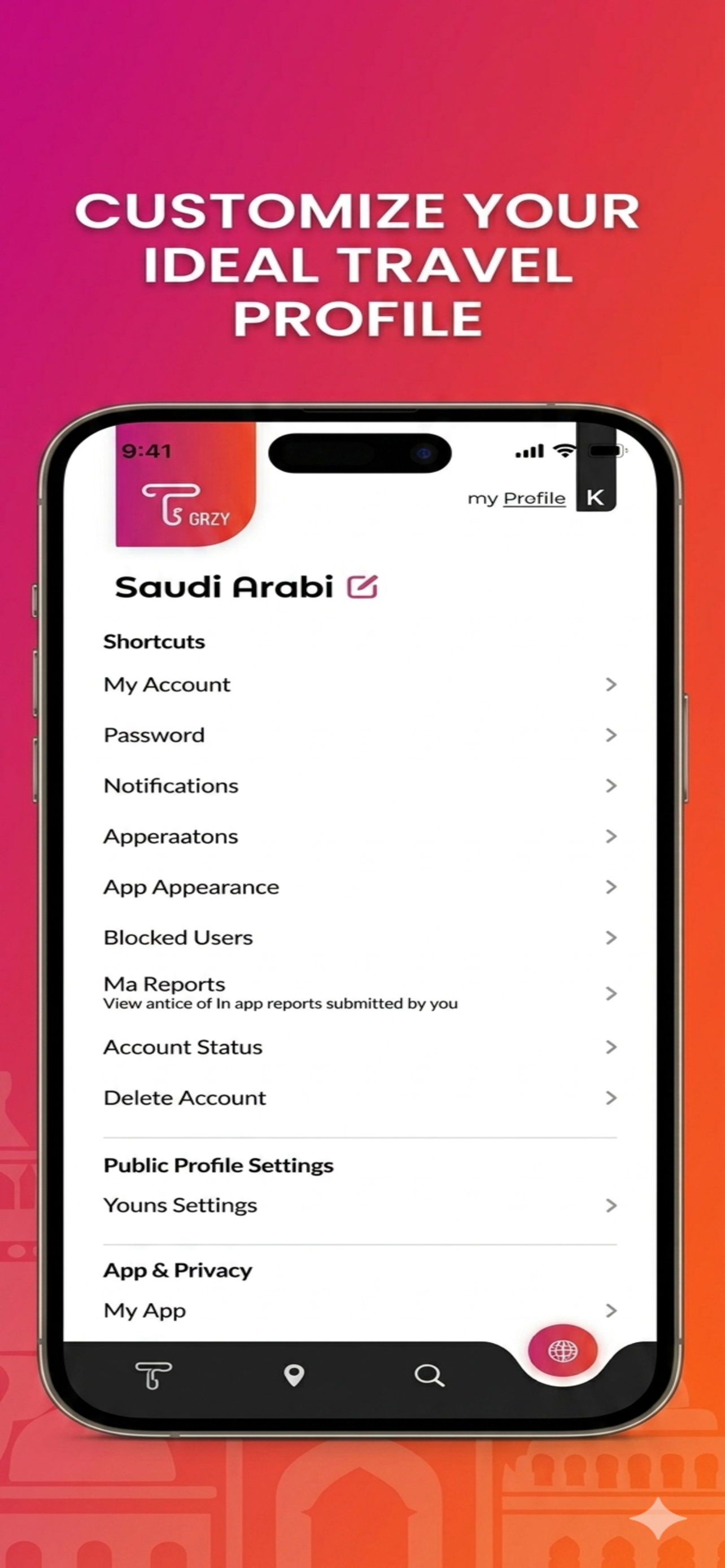 T&T - Tourism and Trips screenshot 4