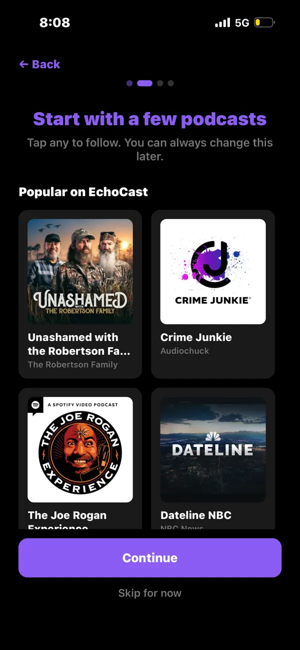 Screenshot #3 pour EchoCast - Podcast Player