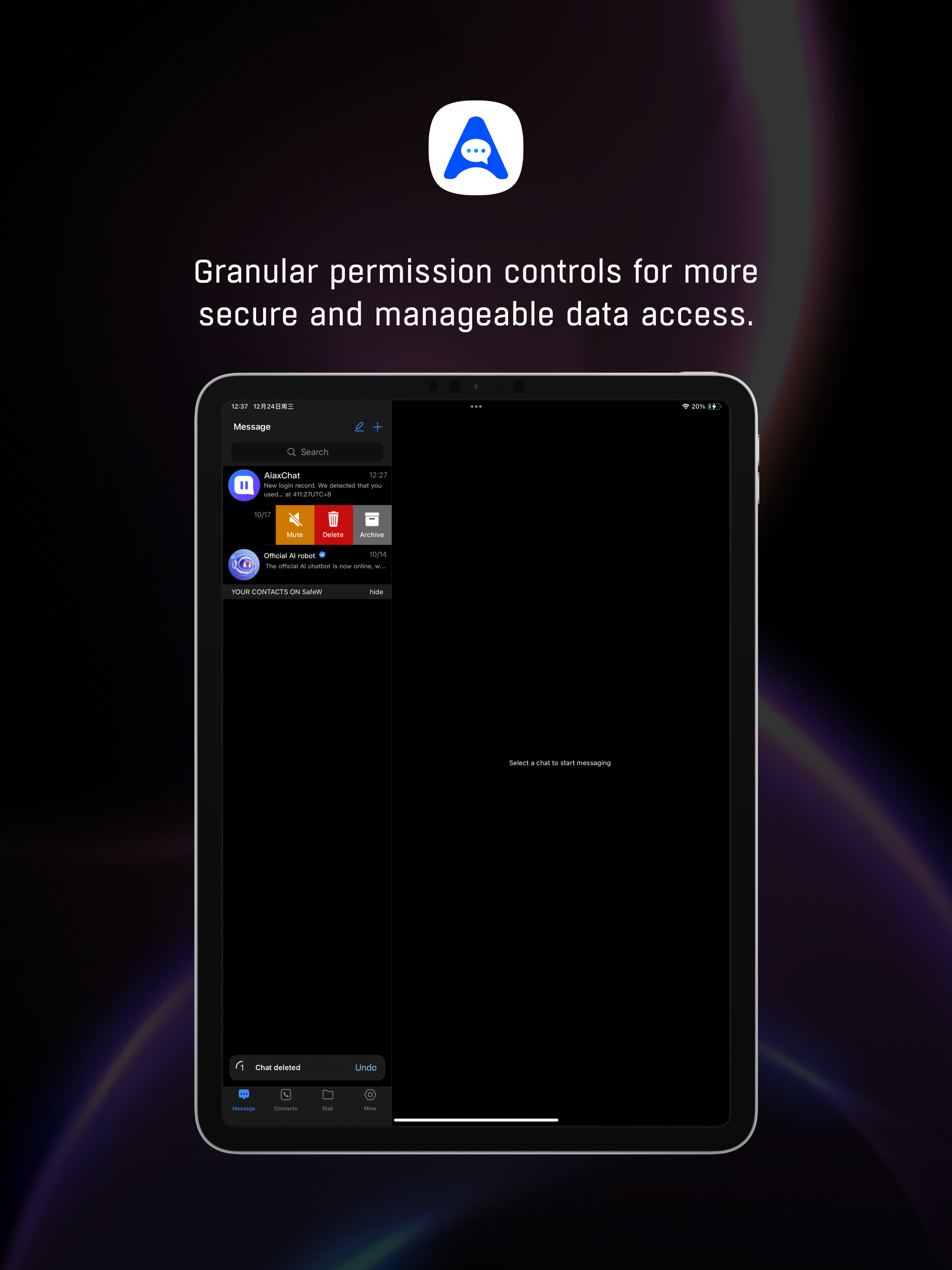 AiaxChat — Web3 协作与沟通一体化平台 screenshot 13