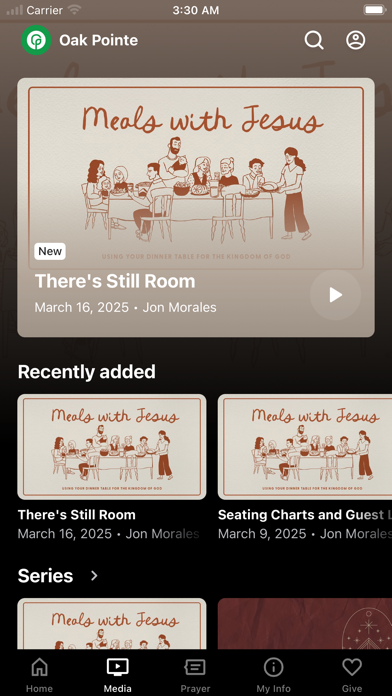 The Oak Pointe Church App Screenshot