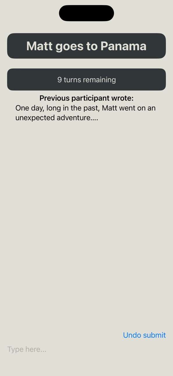 iPhone screenshot