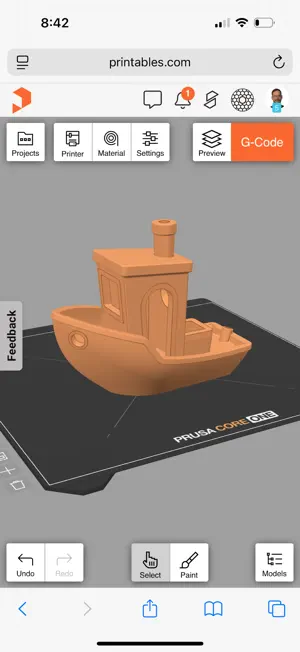 EasyPrint extension screenshot 1