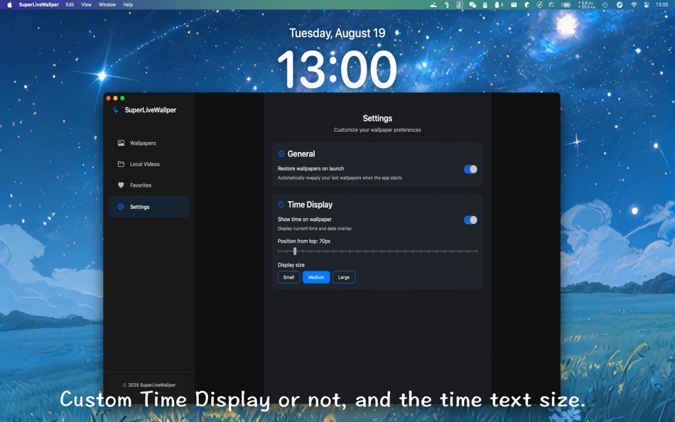 #4. SuperLiveWallper (macOS) By: 亚兰 郑