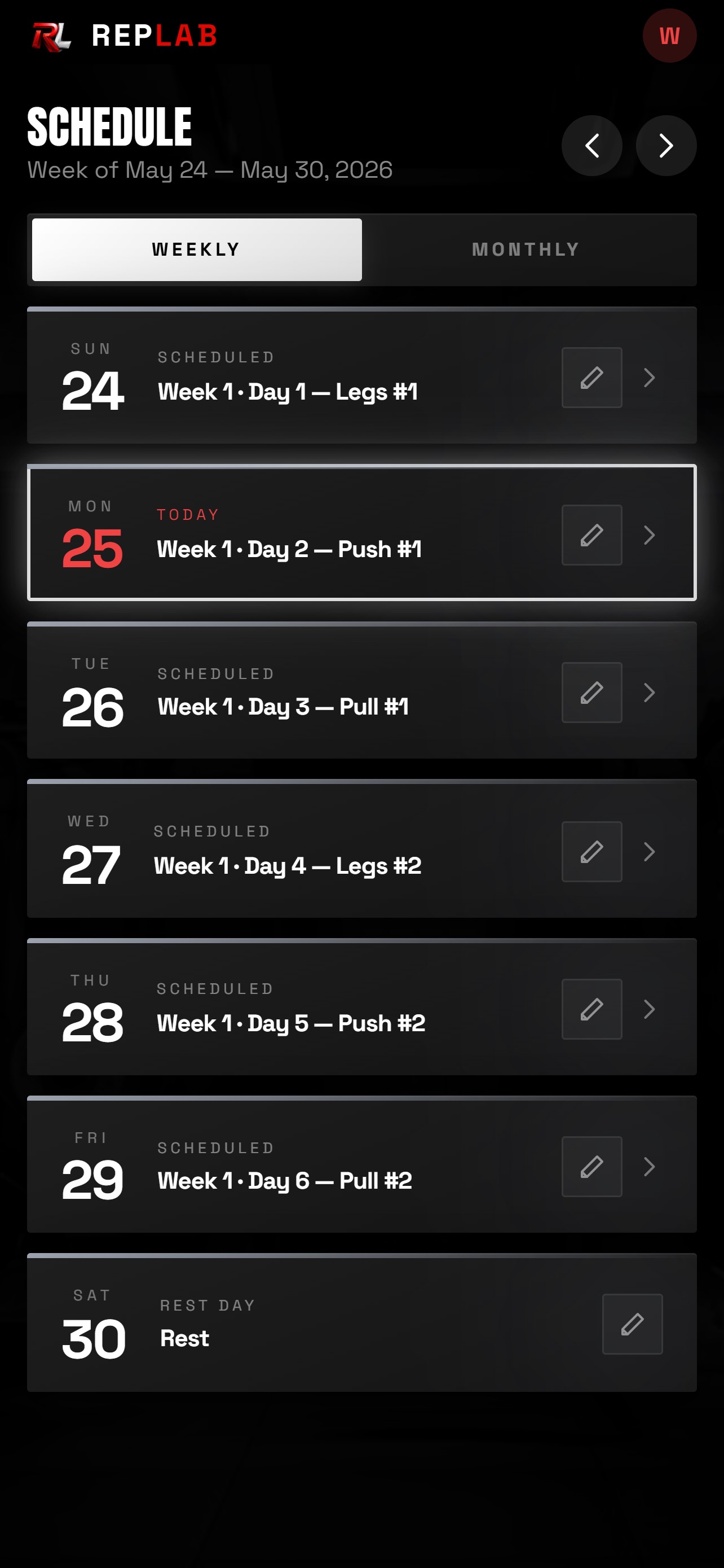 Screenshot 5 of RepLab Fitness