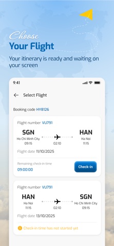 Vietravel Airlines screenshot