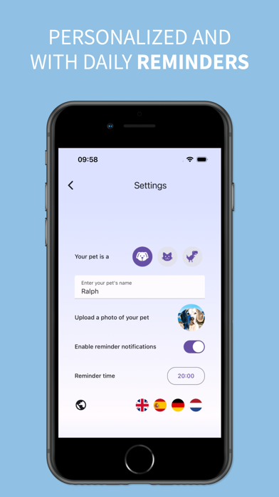 Ralph - Pet Quality of Life iPhone screenshot 3 - Lifestyle app