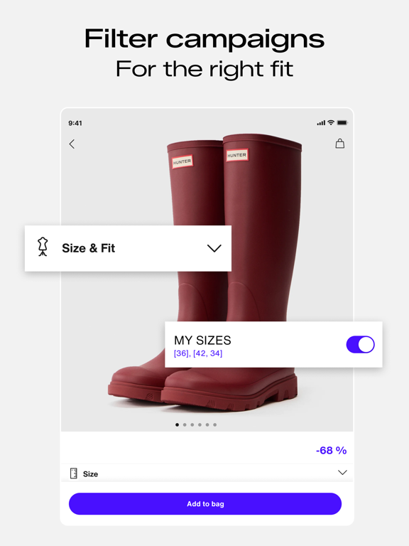 Lounge by Zalando | Outlet iPad screenshot 5 - Shopping app