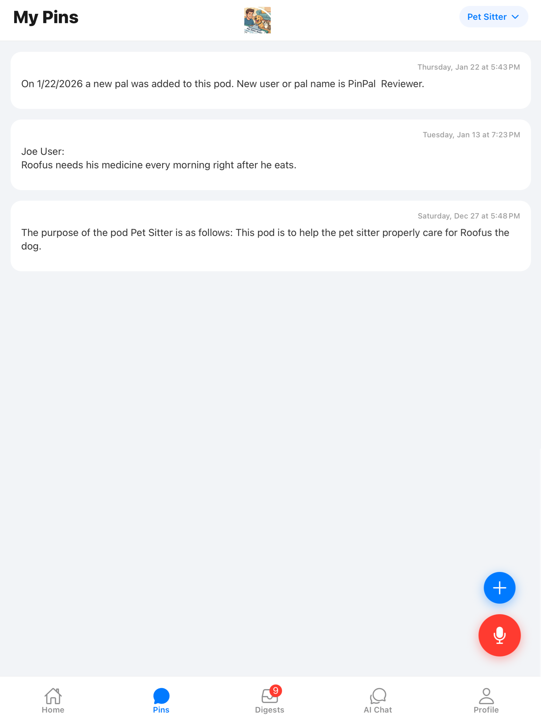Pin Pal (Pod Notes, AI Digest) screenshot 15