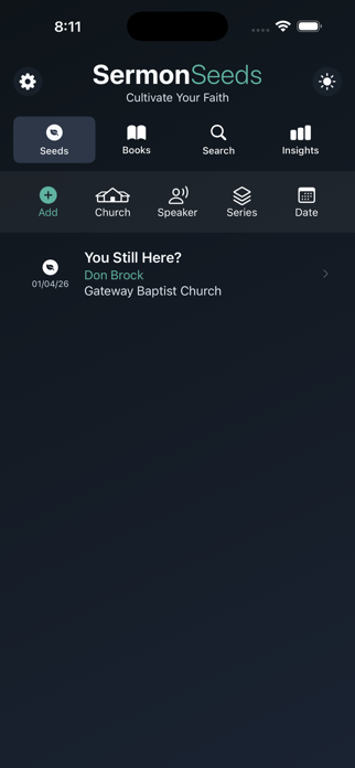 SermonSeeds Screenshot 1 of 10