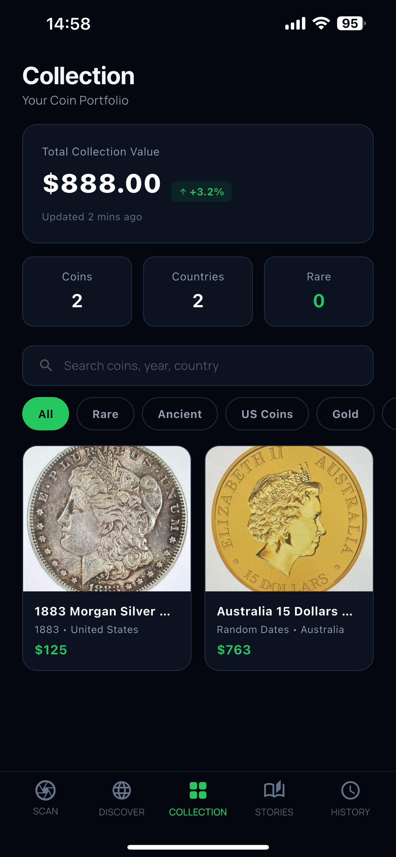 Coin Grading: Value Scanner