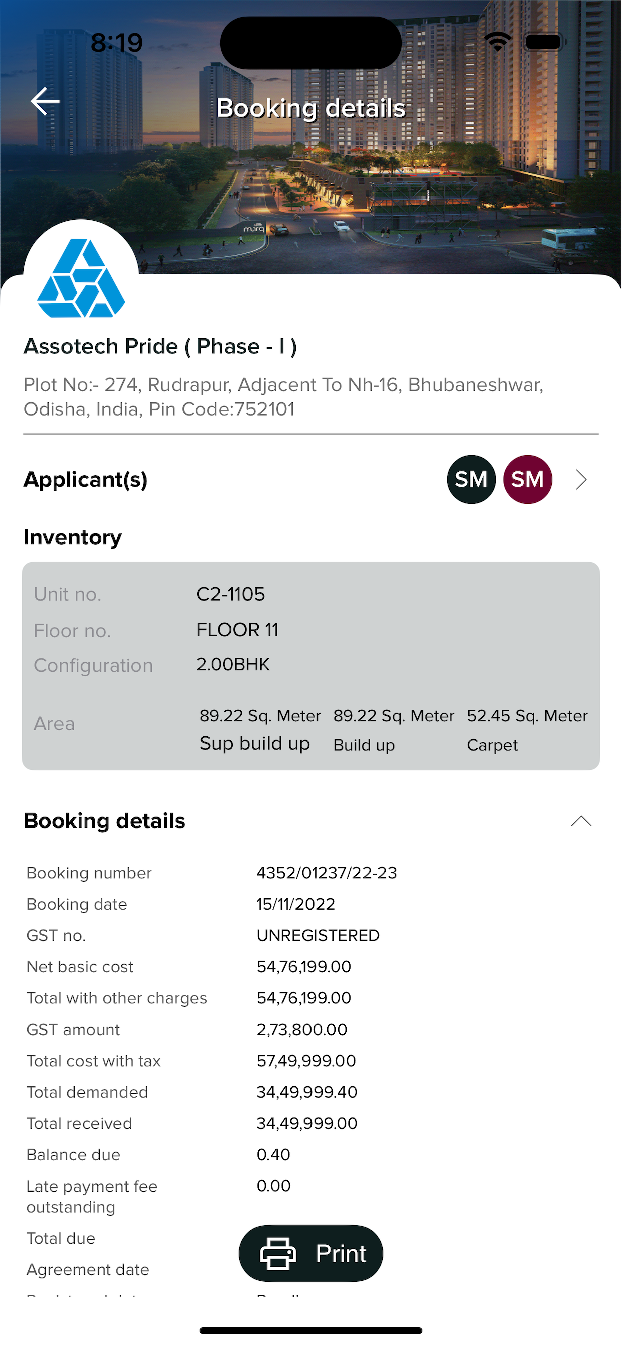Assotech Homes screenshot 2