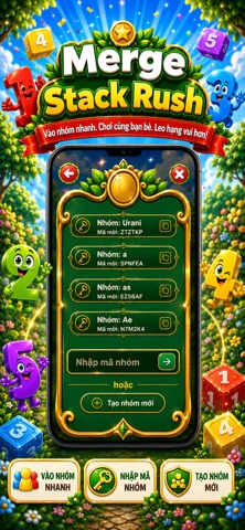 Stack Rush: Ghép Số Vui Nhộn screenshot