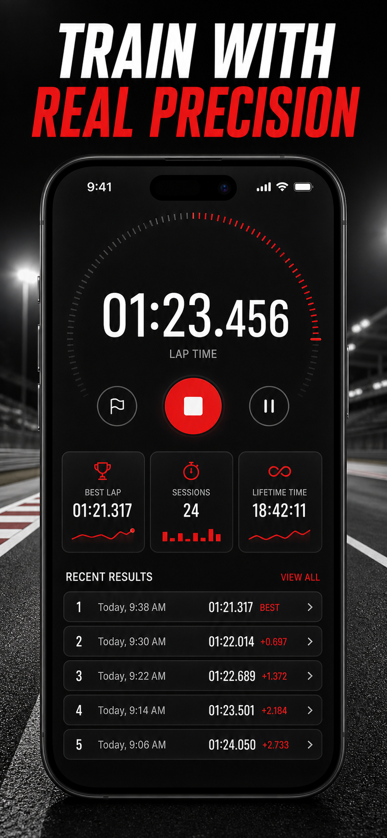 Stopwatch: Lap & Split Timer screenshot 9