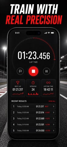 Stopwatch: Lap & Split Timer Screenshot 9 of 9
