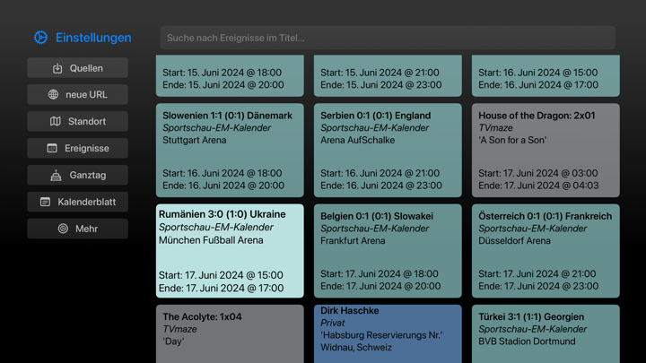 Screenshot #3 pour myWeekTV