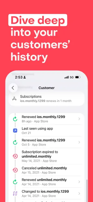 RevenueCat Mobile iPhone screenshot 3