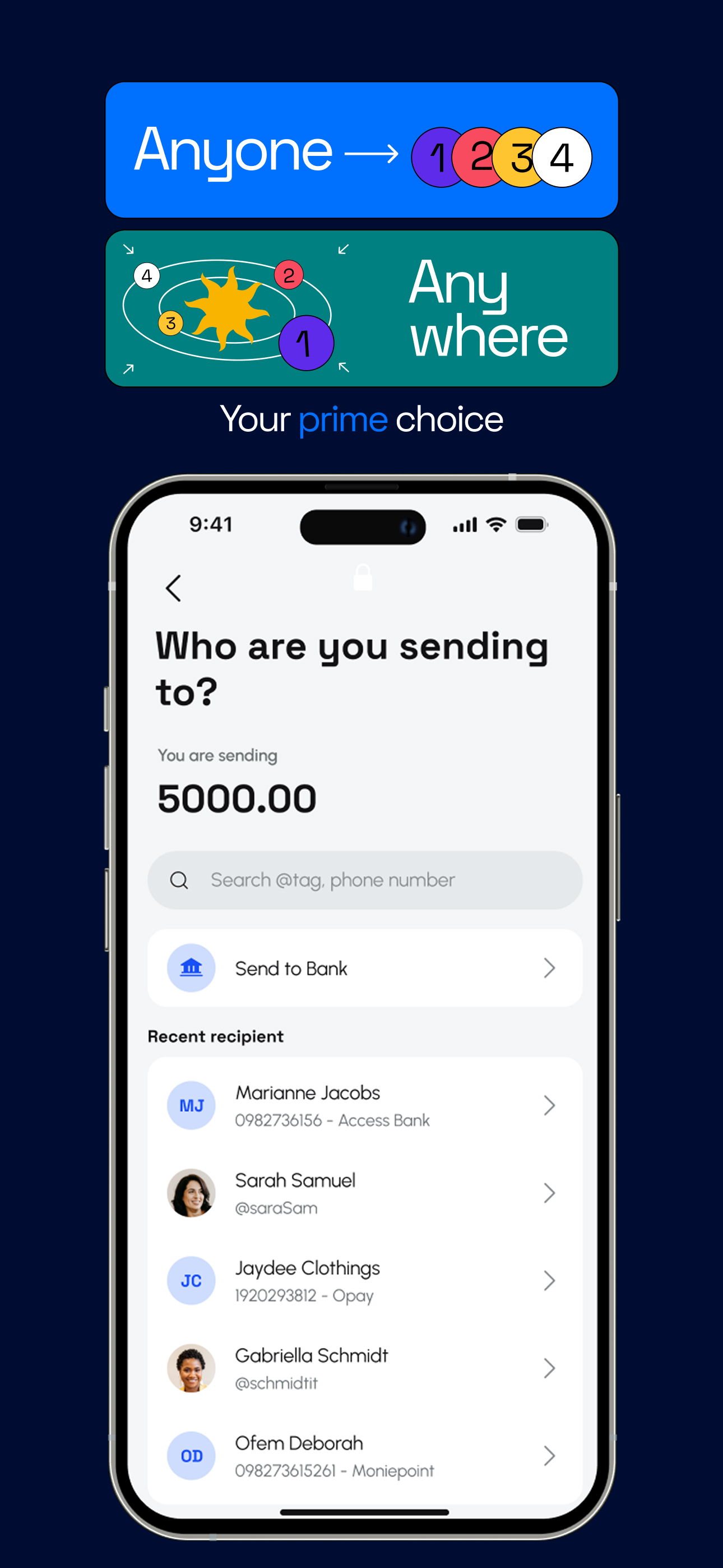 Kingzprime - Pay ,Swap Crypto screenshot 3