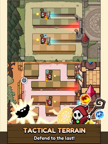 Magic Defense: Co-op Wizard TD iPad screenshot 5