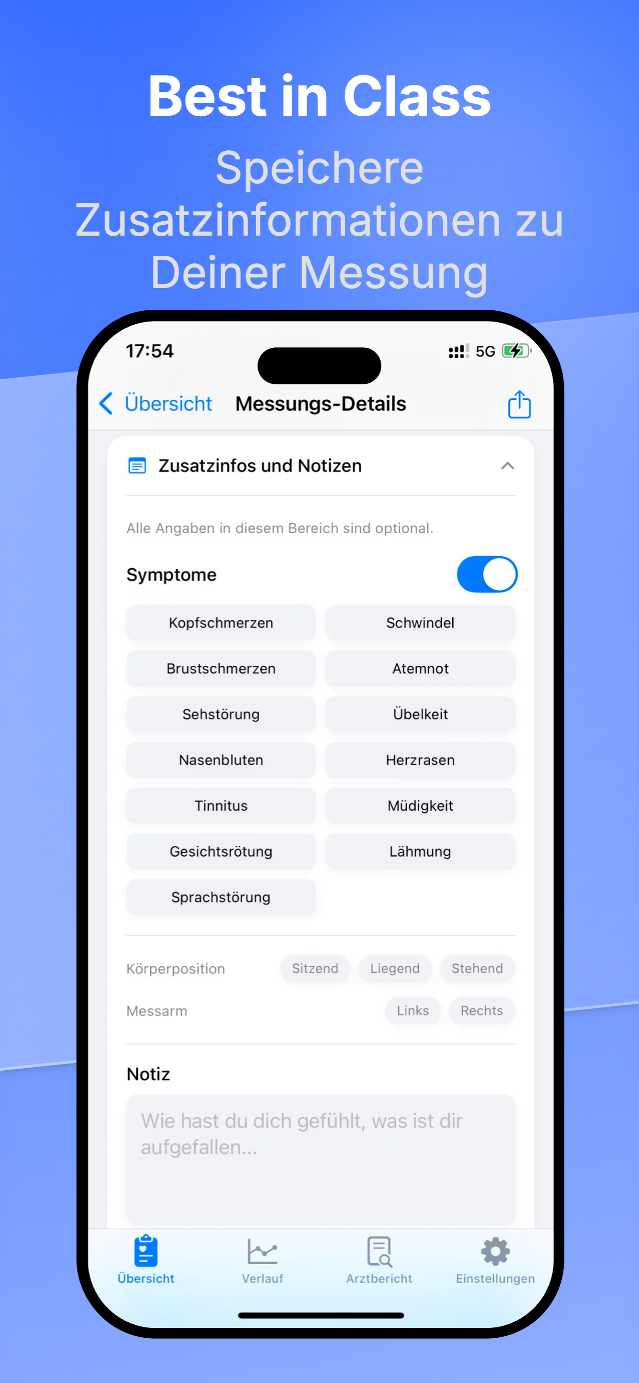 Senra - Blutdruck Tagebuch screenshot 6