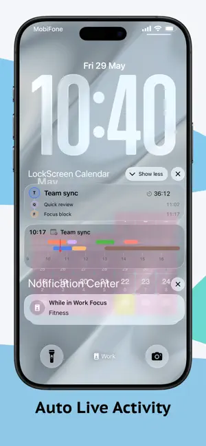 LockScreen Calendar Maker iPhone screenshot 4