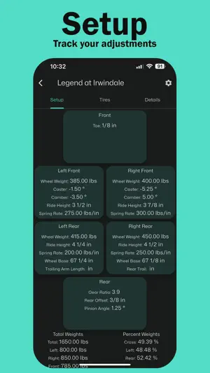 Setup Tracker screenshot 1
