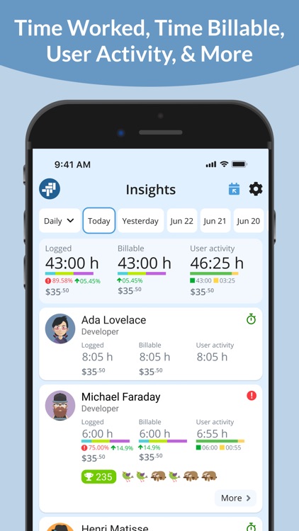 Trackabi Time Tracker screenshot-3