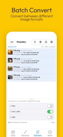 PhotoRex - Edit Dates in Bulk Screenshot 7 of 8