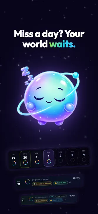 Orbit: Self-Care Habit Tracker screenshot 3