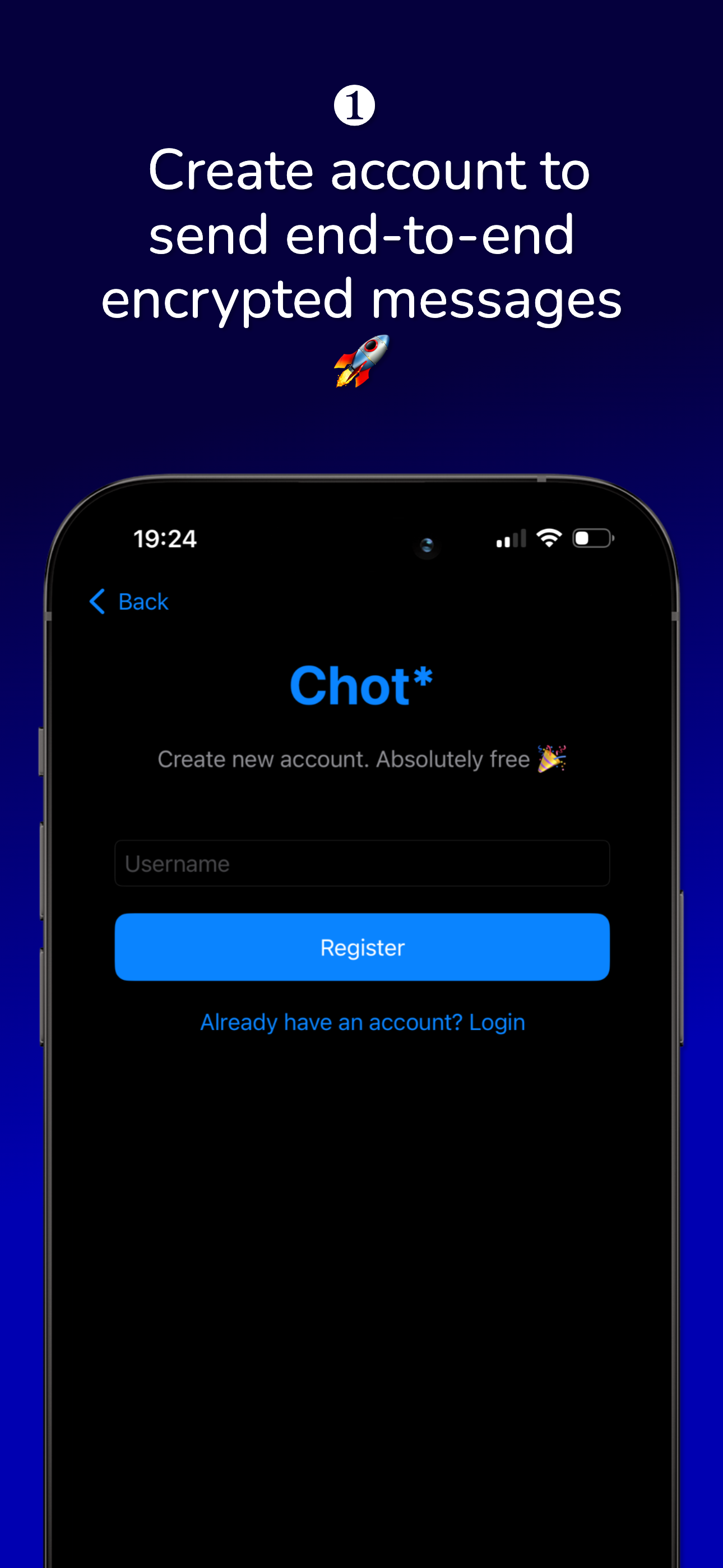 Chot: Secure Instant Messaging