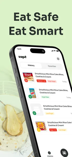 Food & Product Scanner - zapit screenshot 1
